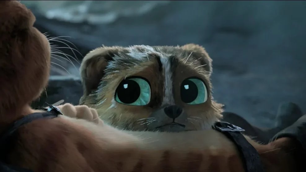 Cena do filme Gato de Botas em crise de ansiedade ilustrando mitos do transtorno